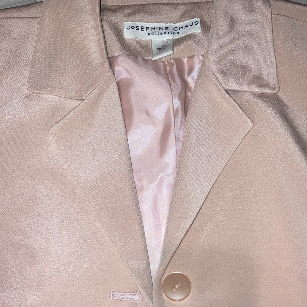Pink 2-Piece Josephine Chaus With Split In Back